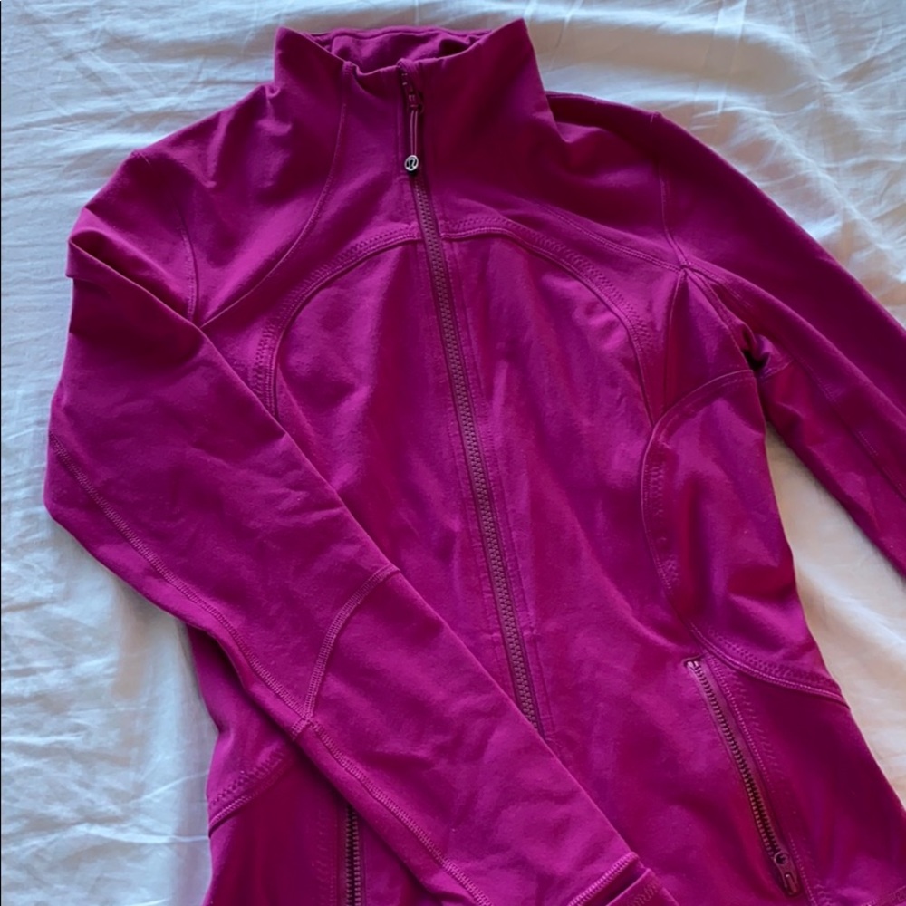 Lululemon Define Jacket, Pink/Magenta Size 8